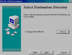 Select Destination Directory